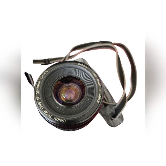 Vintage 1990s Canon EOS 300EZ Speedlite 630 Camera with Black Finish EUC - Picture 3 of 8